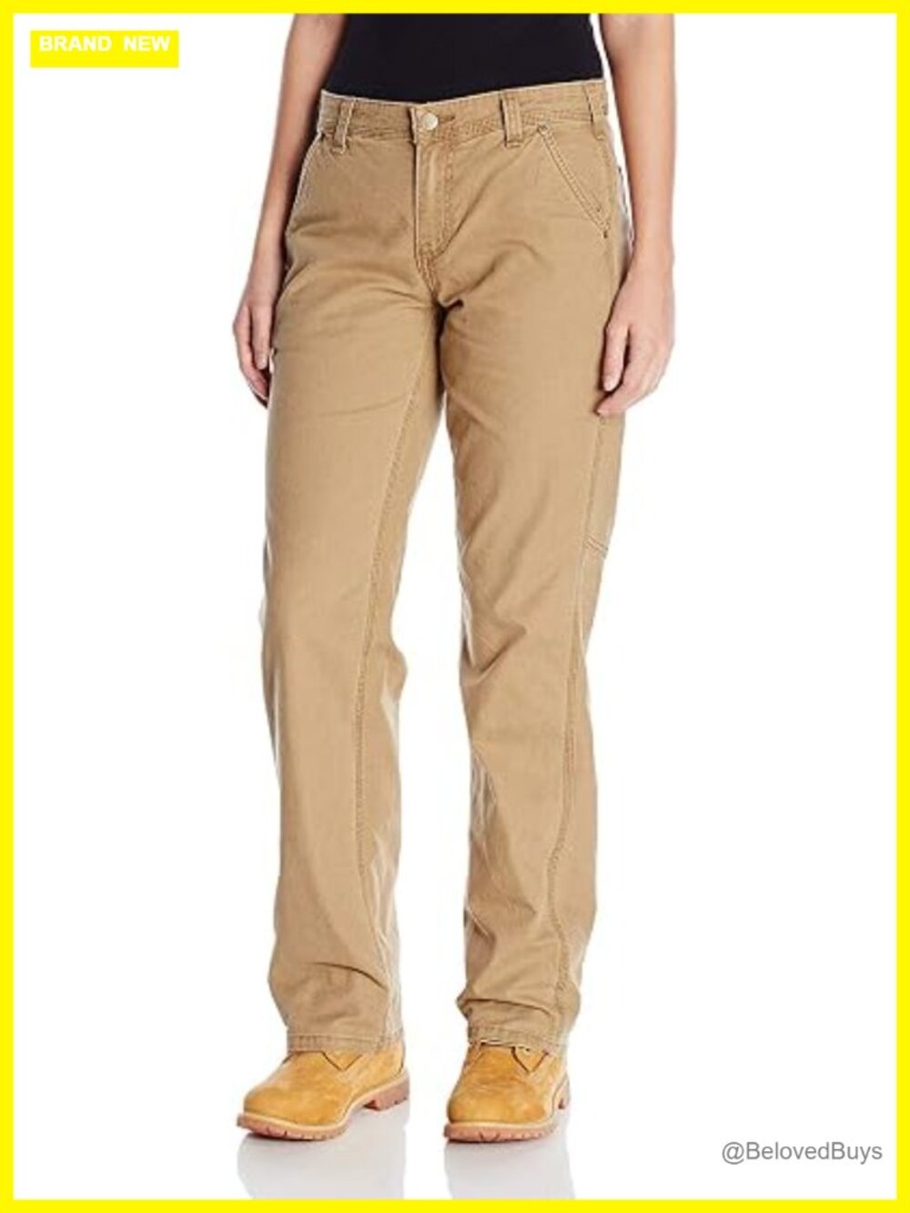 Rugged Flex Loose Fit Canvas Work Pant - Straight Leg Cargo Pants